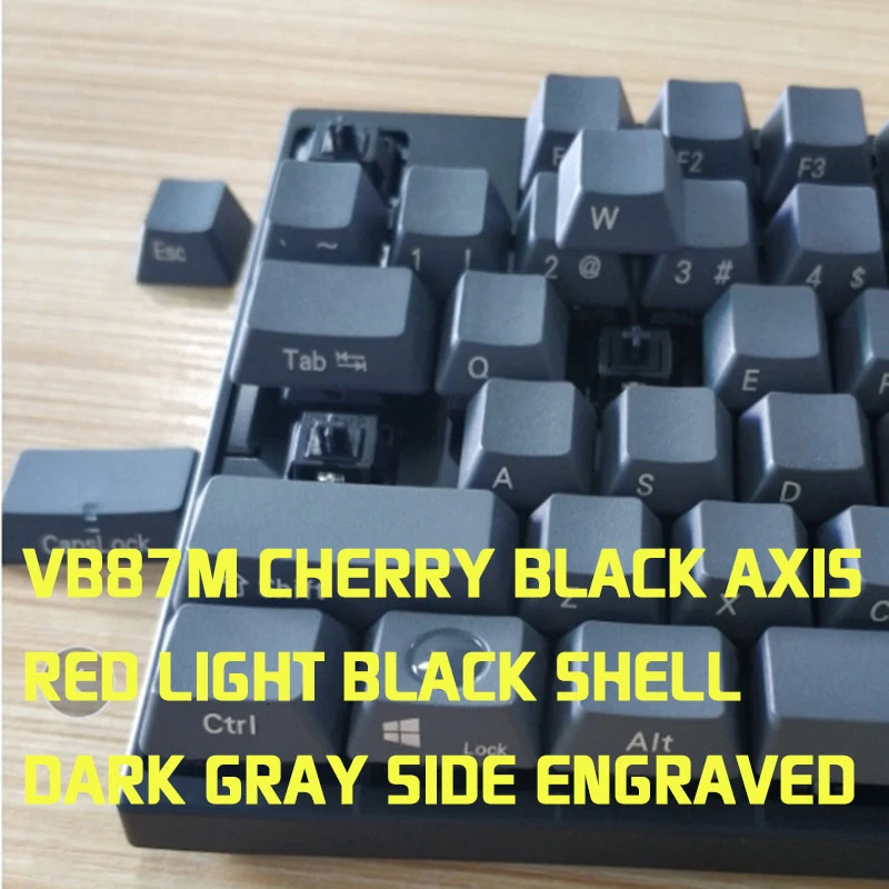 Varmil VB87M Bluetooth клавиатура Pbt Cherry Mx Красный приглушенный цветной краситель Суб Печать Keycps Беспроводная механическая клавиатура для ПК