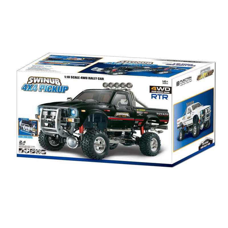 

JTY Toys RC Trucks 1:10 Mountain Pig Pickup 4X4 RTR Bigfoot Rock Climbing Car Remote Control Truck Off-Road For Children Adults
