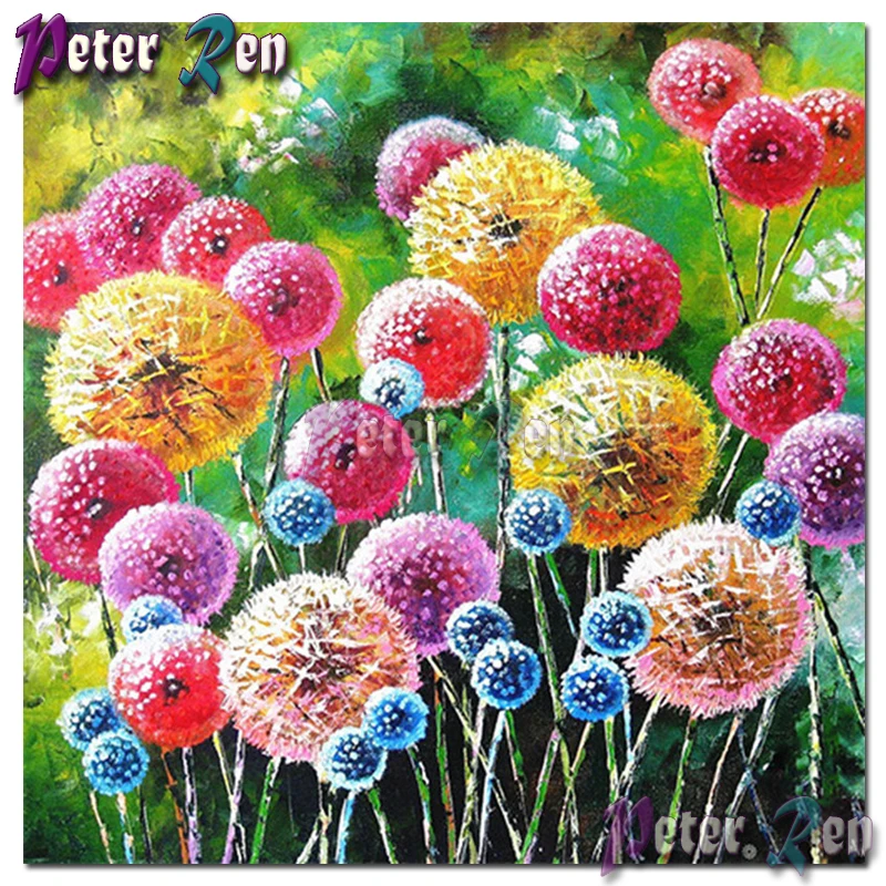 

5d DIY Landscape color dandelion Diamond Painting Cross Stitch modern Home Decoration Mosaic Round or Square Embroidery