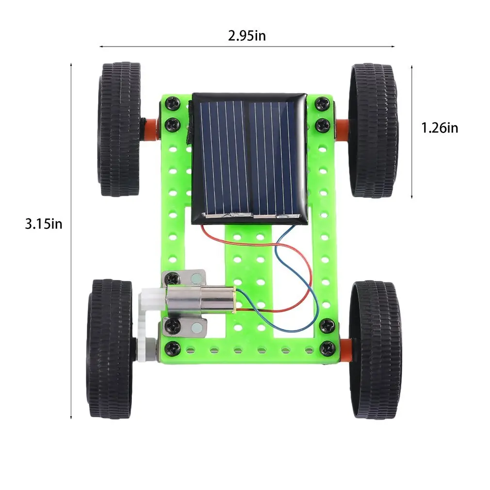 

1pcs Mini Solar Powered Toy DIY Car Kit Children Educational Gadget Hobby Funny Hot Worldwide
