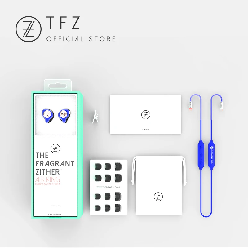 TFZ Air King Bluetooth наушники в ухо HD Динамический драйвер HIFI монитор с 2pin 0 78 мм съемный