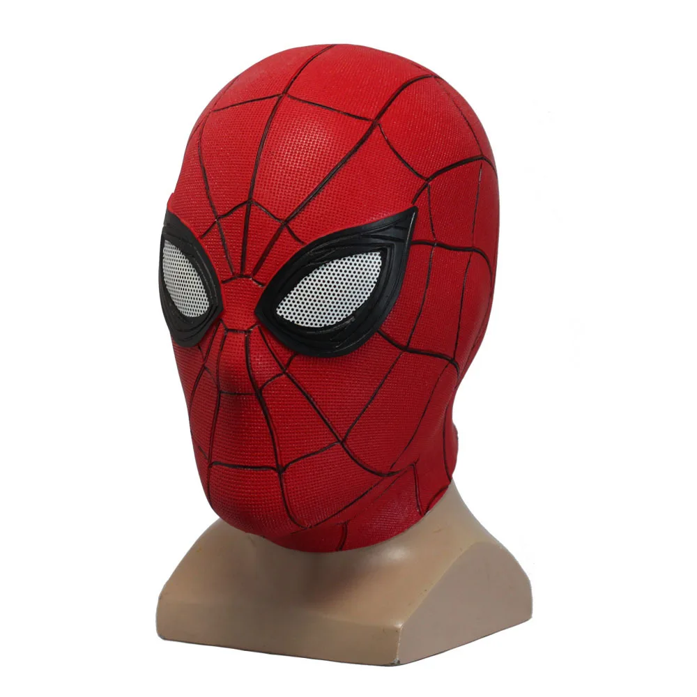 1pc Halloween Spider-Man Far From Home Hero Mask Headgear New Latex 3D Spiderman Cosplay Helmet Props | Тематическая одежда и