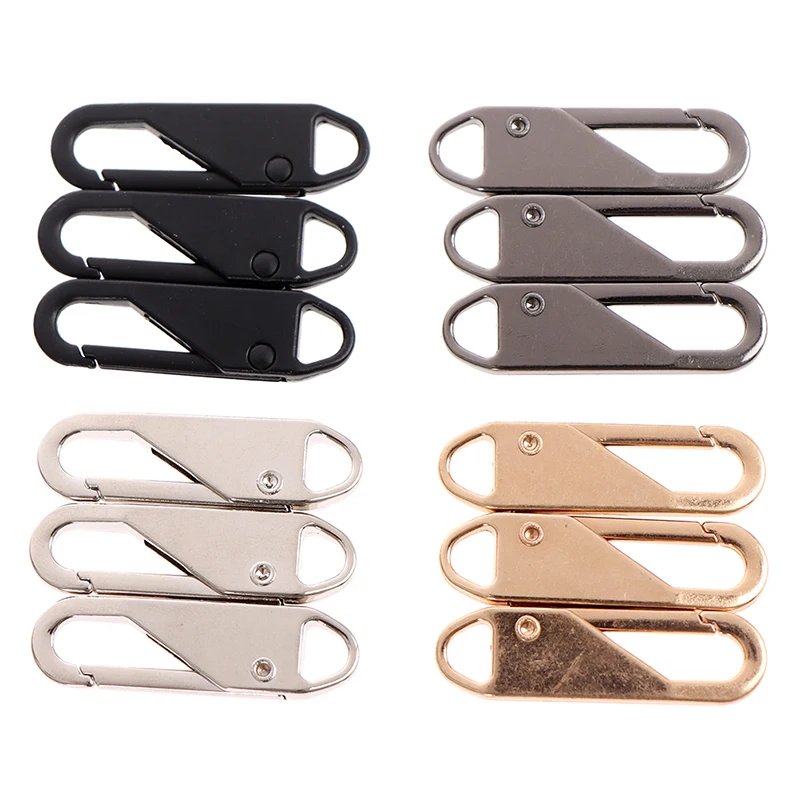 

8PCSAlloy Universal Zipper Puller for Clothing Zip Fixer Removable Zipper Slider