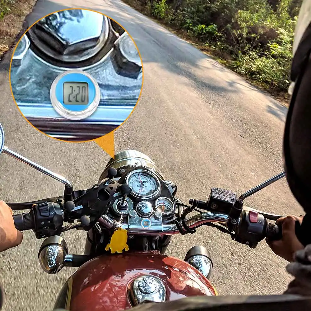 1 шт. водонепроницаемые компактные часы для мотоцикла на клейкой основе|Часы| |