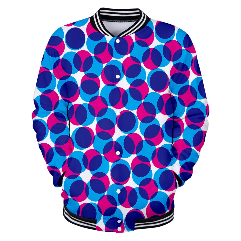 Куртка в поп-стиле Свитшот горошек 3D для мужчин и женщин новинка реалистичность