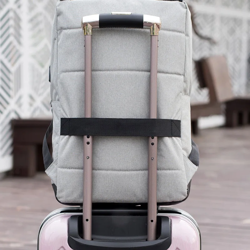 Противоугонный Мужской Дорожный рюкзак для ноутбука 15 6 дюймовый с USB зарядкой