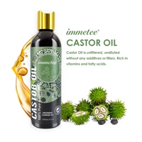 organic natural sweet almond oil pure castor oil for skin body massage spa oil face care essential oil hair treatment 230ml