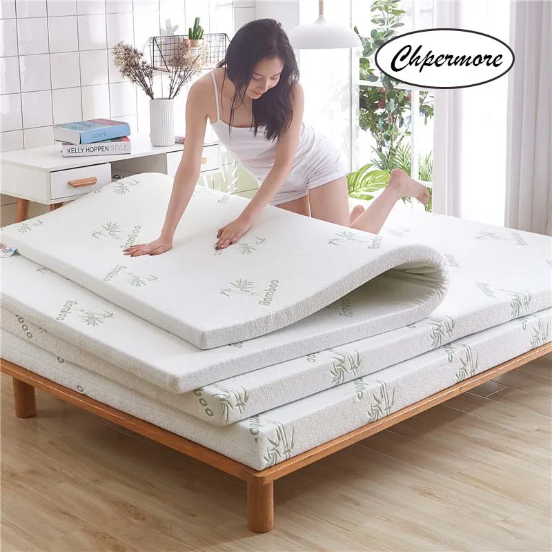 

Bedroom Tatami Mattress Foldable Slow Regeneration Memory Mattress Household Double Bed Supplies Breathable Soft Sleeping Pad