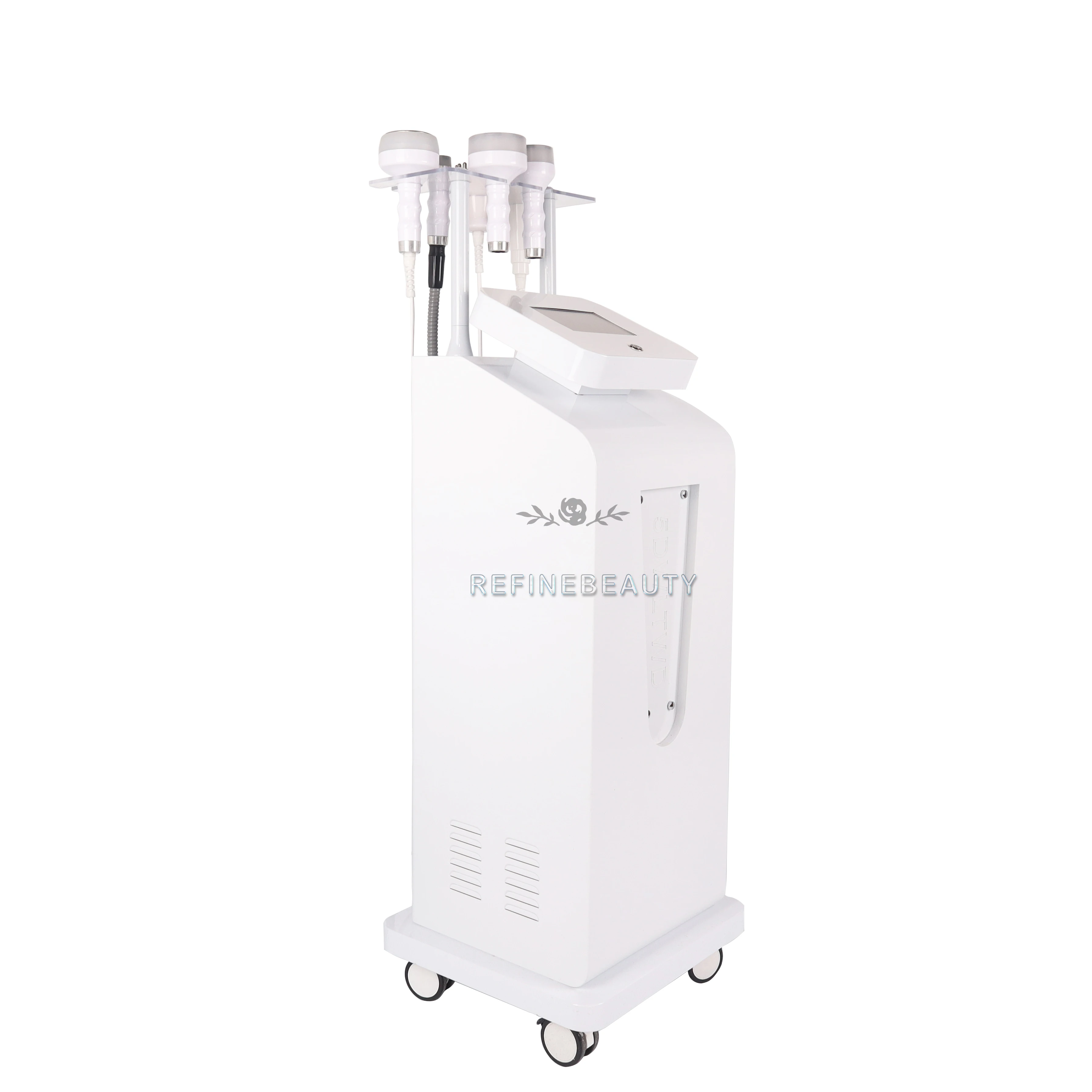 Новинка 2021 6 в 1 вакуумный массажер для тела кавитационный аппарат 80K похудения и