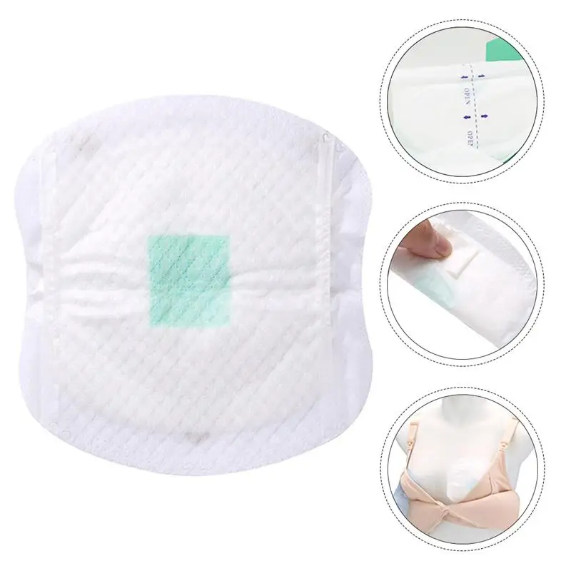 

100 Pcs Disposable Nursing Pads Women Breast Pads Spill Prevention Nursing Pads