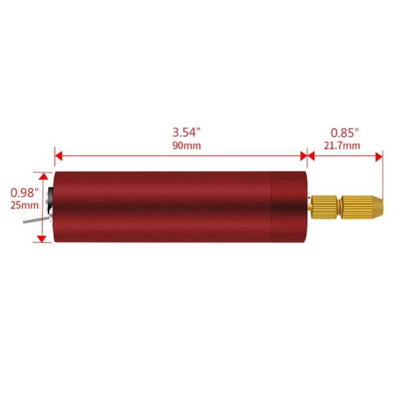 

Micro Electric Aluminum Portable Handheld Drills Resin Drill Bits Puncher Tools 87HC