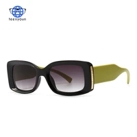 teenyoun fashion luxury rectangle sunglasses men summer male square sun glasses for women 2021 female uv400 lens eyewears oculos