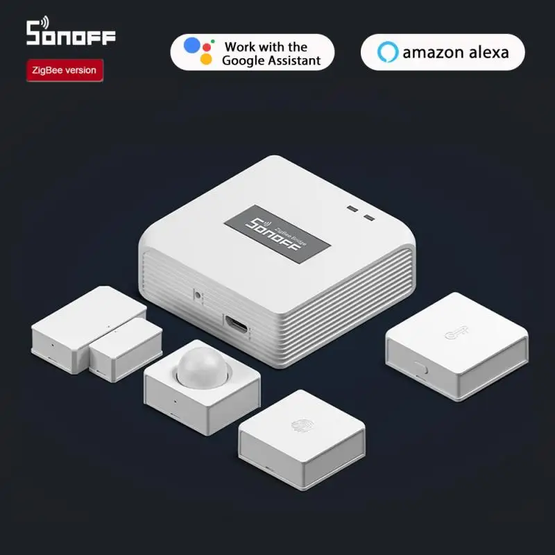 

SONOFF SNZB-01 SNZB-02 SNZB-03 SNZB-04 Smart Home Security Sensor for Work With eWelink SONOFF Zigbee ZBBridge Google Home A