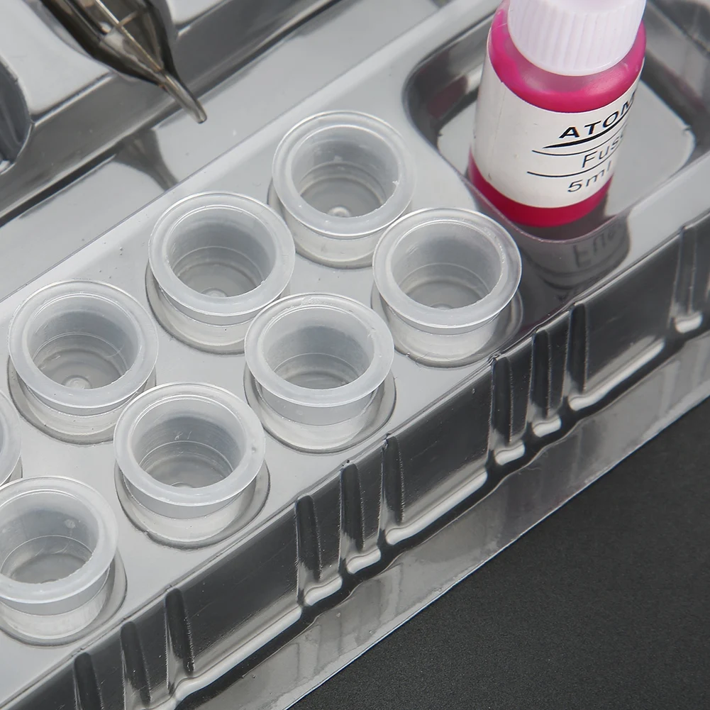 20 шт одноразовые татуировки картридж держатель игл лоток Прозрачный Пластик