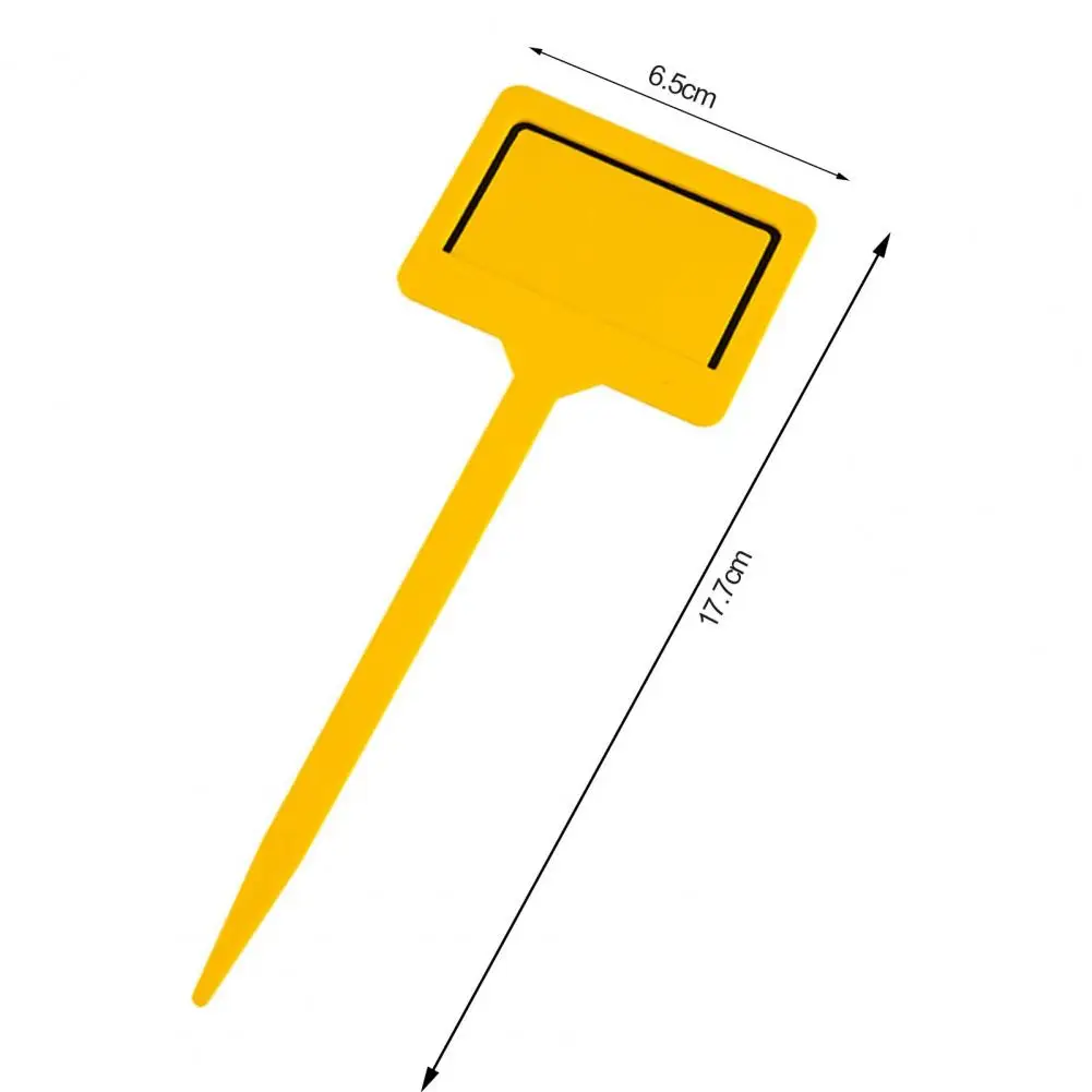 

20Pcs T-type Gardening Waterproof Labels Tree Plant Markers Tags with Card Slot