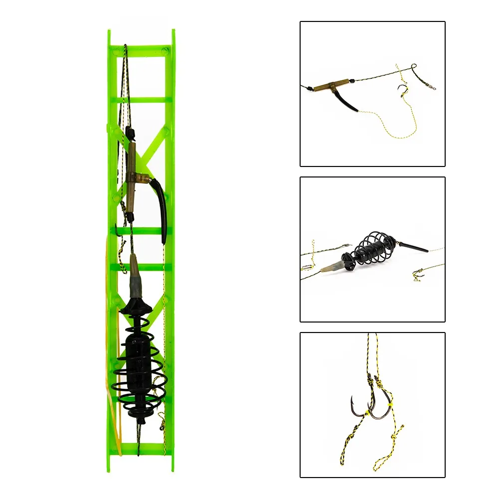 

Carp Fishing Bait Cage Line Group Feeder Sinker String Hook Fishing Bait Trap Basket Holder 30 40 50 60g Pesca Iscas Fish Tackle