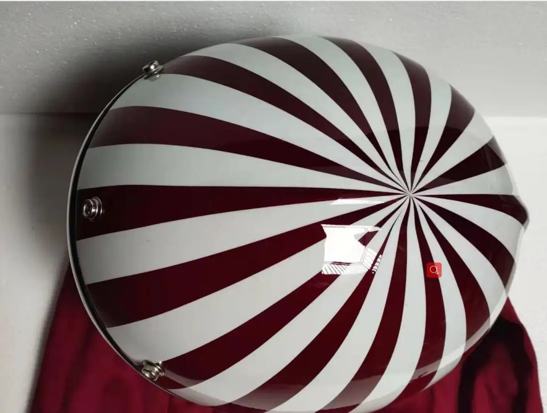 Винтажный шлем для мотокросса MASEI ruby с открытым лицом из АБС-пластика Красного