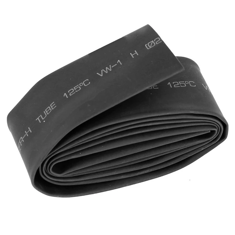 Топ 20 мм Диаметр Термоусадочная трубка 1 м 3 28 футов черный|Кабельные рукава| |