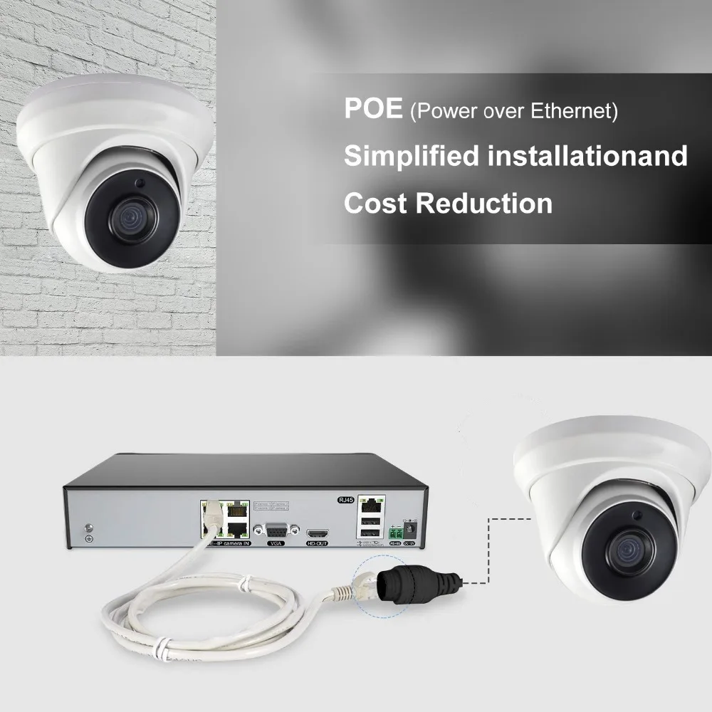 Anpviz 8CH 4K NVR 8MP купольная POE ip-камера для дома/улицы ONVIF H.265 системы безопасности комплект CCTV видеонаблюдения Комплекты NVR