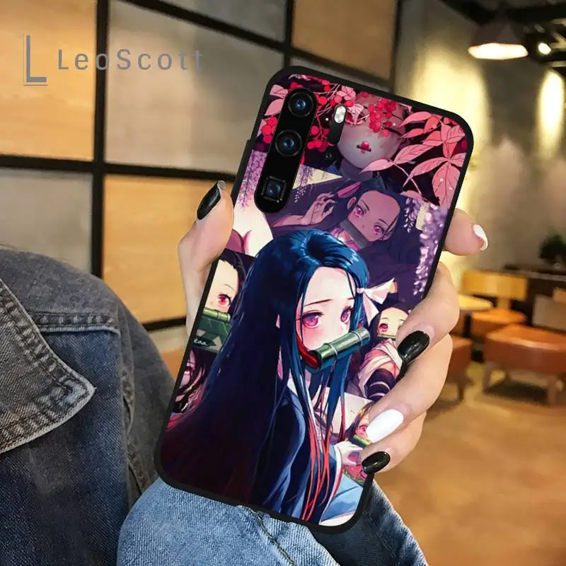 

Anime Demon Slayer Kimetsu No Yaiba Phone Case For Huawei honor Mate P 9 10 20 30 40 Pro 10i 7 8 a x Lite nova 5t