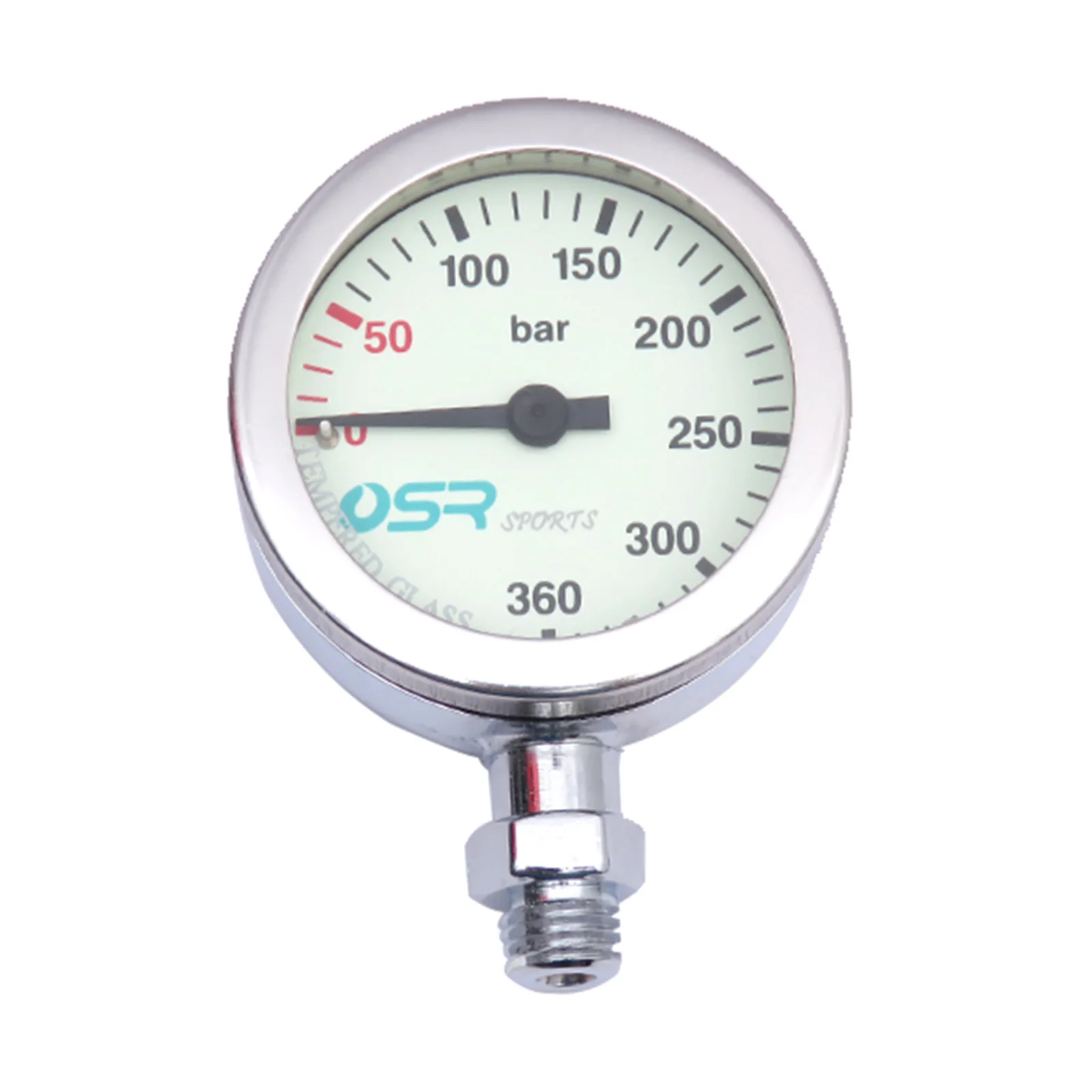 Pressure with Luminous Metal Measure Pressure Stainless Gauge Dial Size