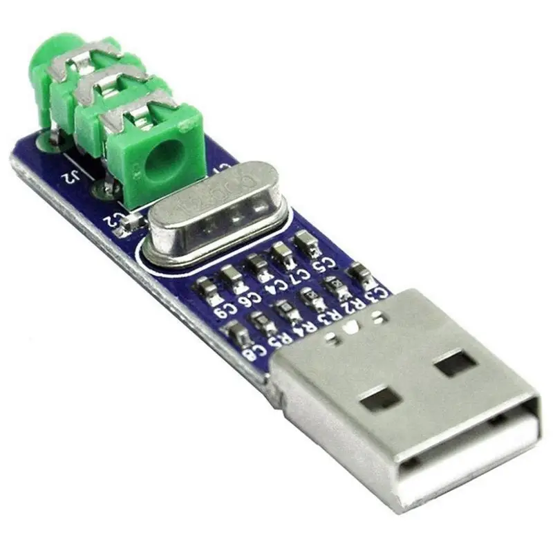 USB PCM2704 Аудио Звуковая карта DAC декодер модуль 5 в HIFI звуковая плата для динамика