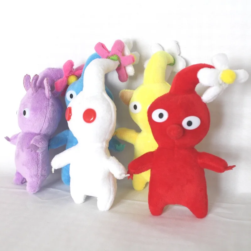 

New Pikmin Plush Toy Yellow Red Blue Flower Bud Leaf Lovely Gift For Kids