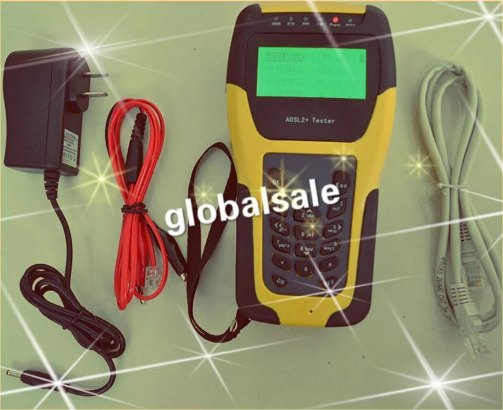 Бесплатная доставка новый ST332B ADSL2 + тестер линия XDSL сети RS232 DMM|tester network|adsl2 tester |