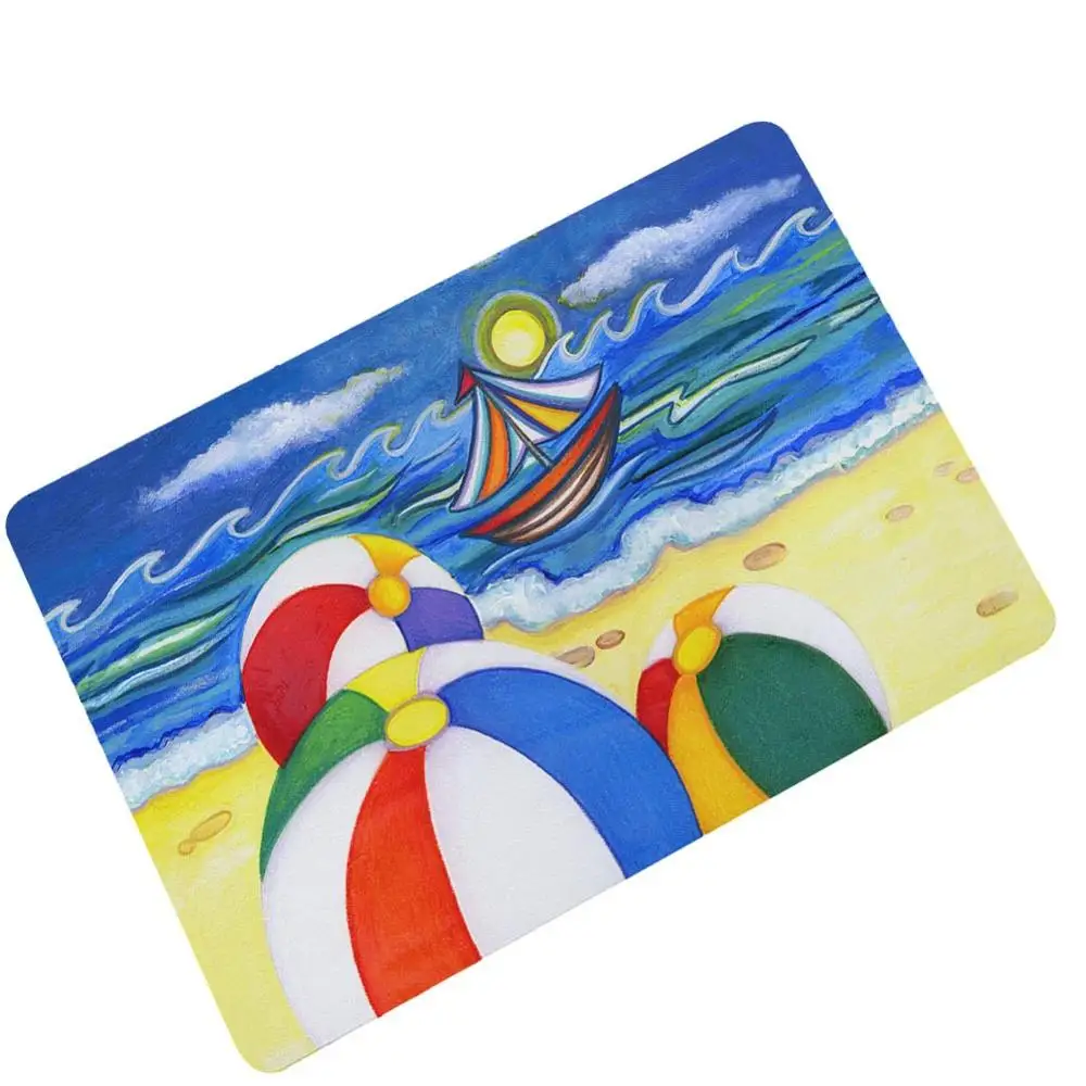 Новые пляжные противомасляные коврики для входной двери Противоскользящие