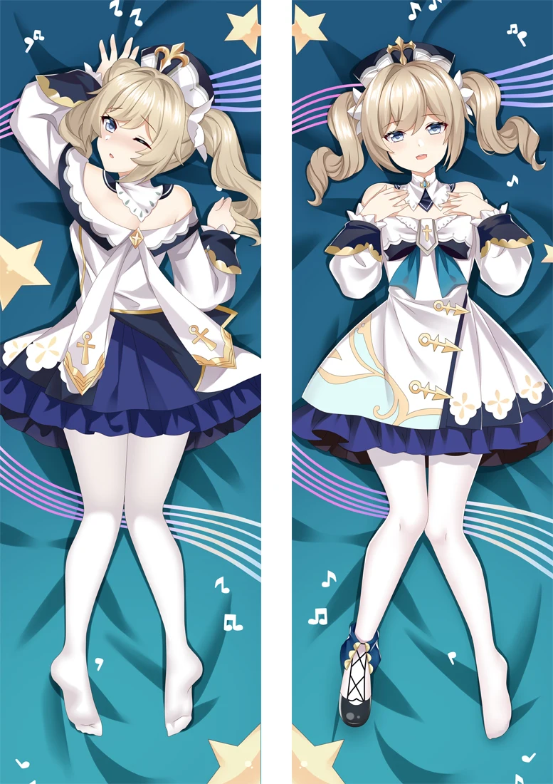 

Genshin Impact Barbara Cosplay Dakimakura Pillow Case Hugging Body