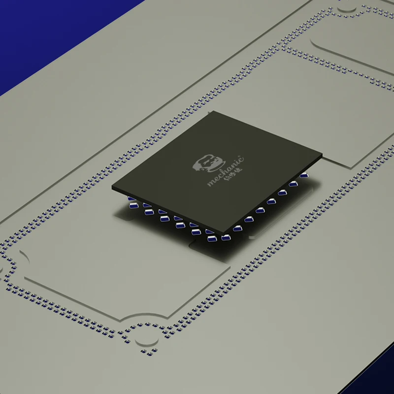 Механический 4D-11 PRO BGA трафарет для iPhone 11/11 Pro/11 Pro Max Nand Flash IC чип средний слой посадки олова