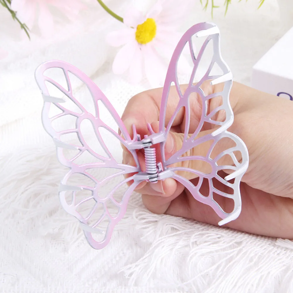 

New Woman Metal Hair Claws Hair Accessories Chic Barrettes Hair Clips Hairpins Ladies Hairgrip Headwear Girls Ornaments Crab