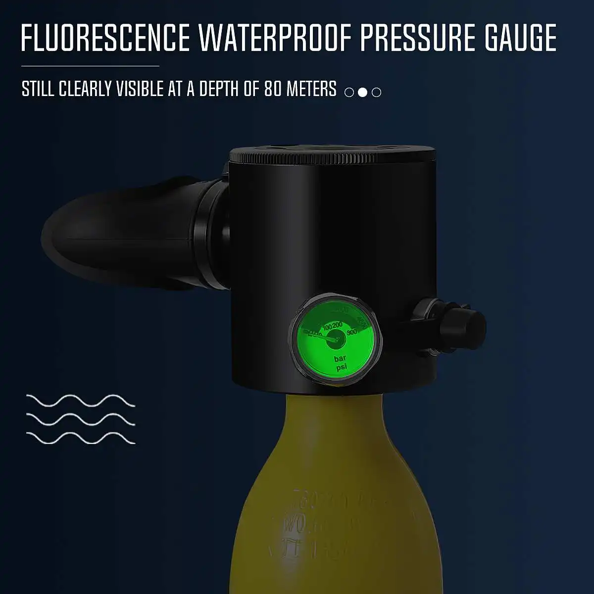 DIDEEP 0.5L мини акваланг Дайвинг кислородный баллон подводный респиратор баллона