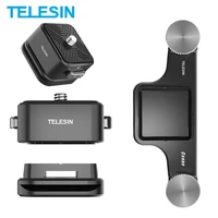 telesin tripod monopod quick release plate adapter shoulder strap clamp for gopro hero 10 9 8 7 insta360 osmo action camera dslr