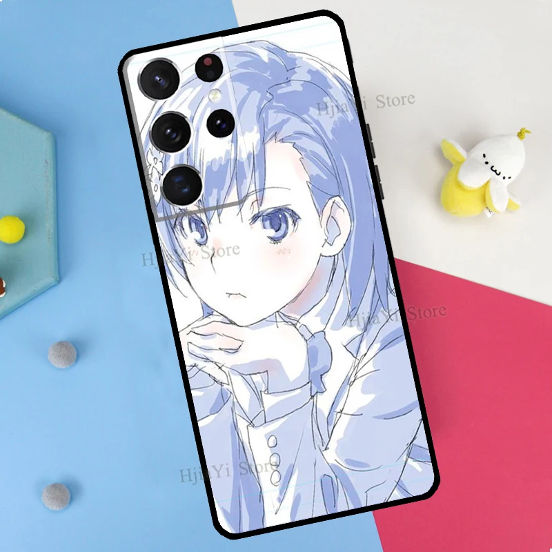 Чехол для телефона Misaka Mikoto для Samsung Galaxy S23 S22 Ultra Note 20 10 S8 S9 S10 Plus S20 FE S21 Cover on.