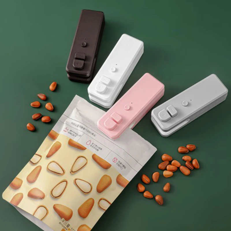 

Snack 2 In 1 Machine USB Rechargeable Handheld mini Cutter Bag Vacuum Resealer