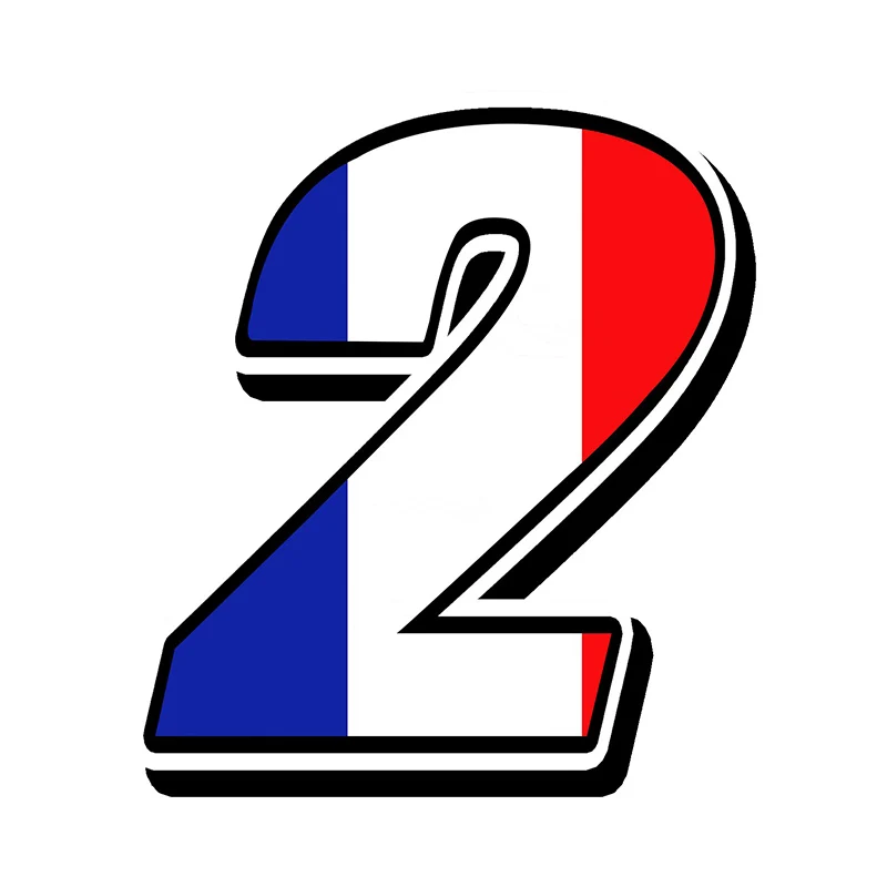 Наклейка на автомобиль из винила с французским флагом | Автомобили и мотоциклы