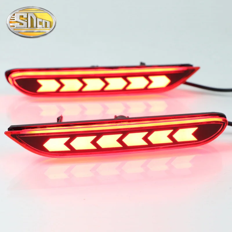 SNCN 2PCS Multi-function LED Reflector Lamp Rear Fog Bumper Light Brake For Infiniti Q30 Q60 QX30 QX80 JX QX | Автомобили и