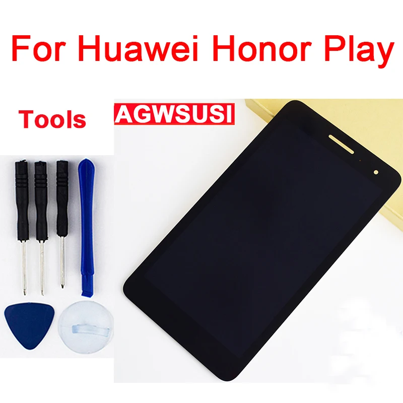 Для Huawei Honor Play Mediapad T1 701 701U полный сенсорный экран дигитайзер Сенсорное стекло + ЖК