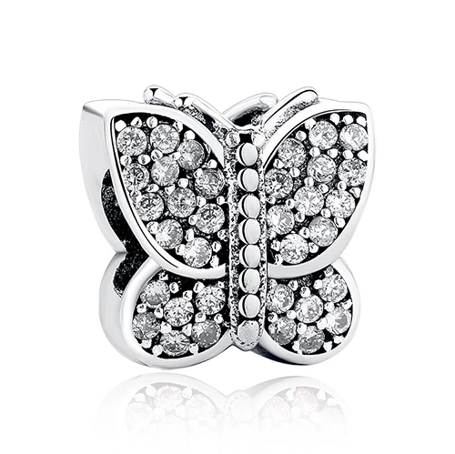 925 пробы, серебряные подвески, бусины, подходят к оригиналу Pandora, очаровательный браслет, божья коровка, кошка, собака, бусины Минни, для рукоделия, для изготовления женских ювелирных изделий - Цвет: PY1013