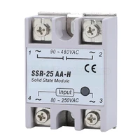 1pcs solid state module relay ssr 10aa h 25aa h 40aa h 50aa h 60aa h 80aa h 100aa h 102540506080100a resistance regulator
