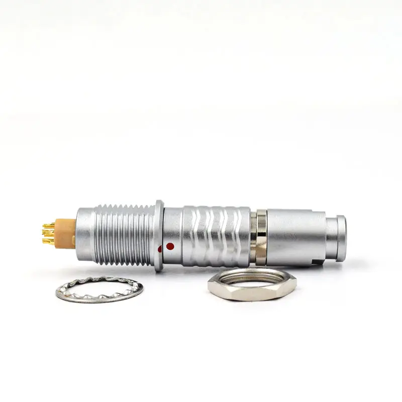 SZRICO FGG 1B нажимной разъем металлический промышленный 6 контактный разъем|connector 10pin|l