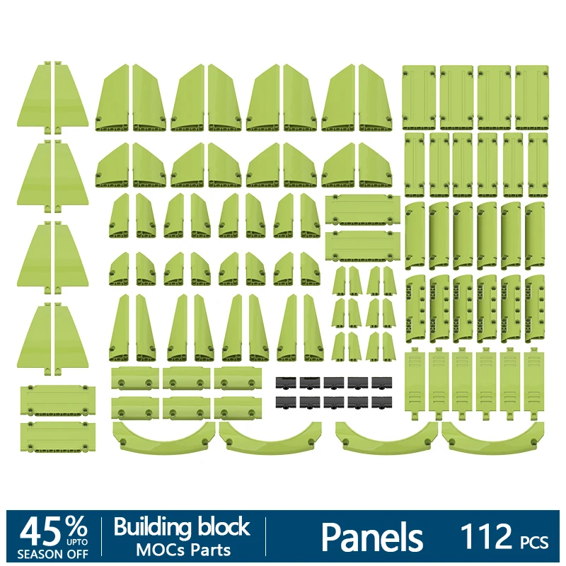 102 шт. + высокотехнологичные панели всех видов комплект деталей для строительных