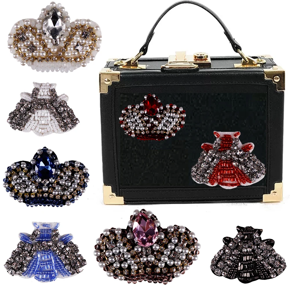 5 шт. нашивки ручной работы с блестками и бусинами|Заплатки| |