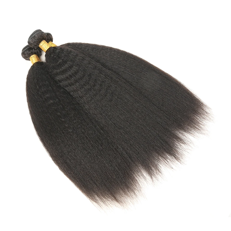 Волнистые прямые человеческие волосы пряди Remy для наращивания бразильские