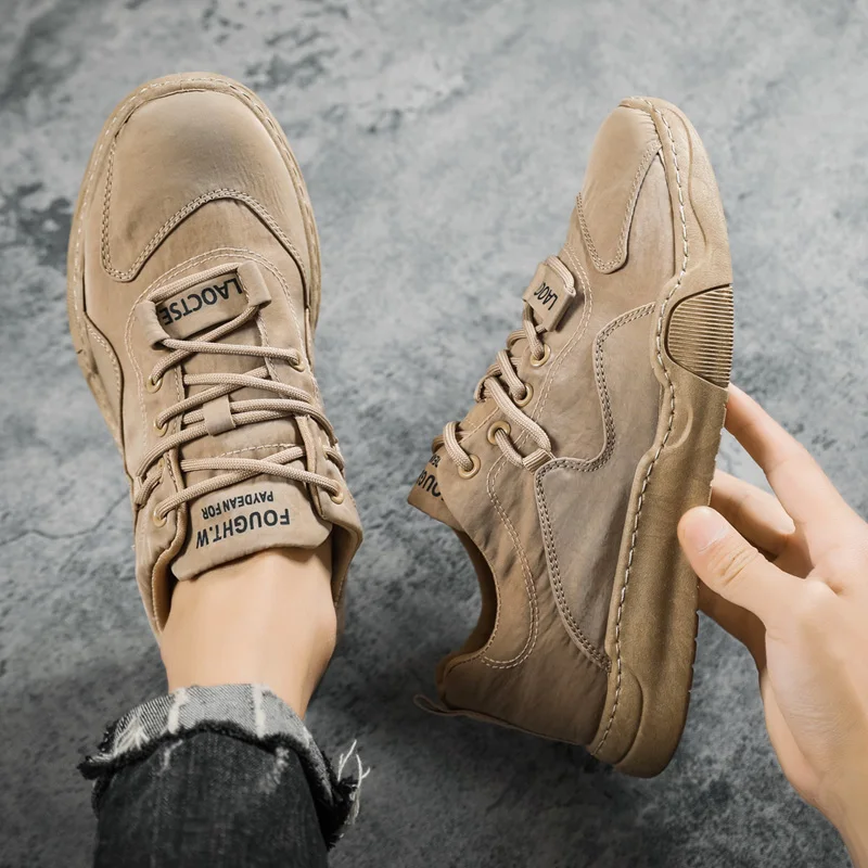 

2021 Summer New Men's Casual Shoes Ice Silk Cloth Retro Sports Shoes Breathable Lightweight Korean Style Trendy All-Matching