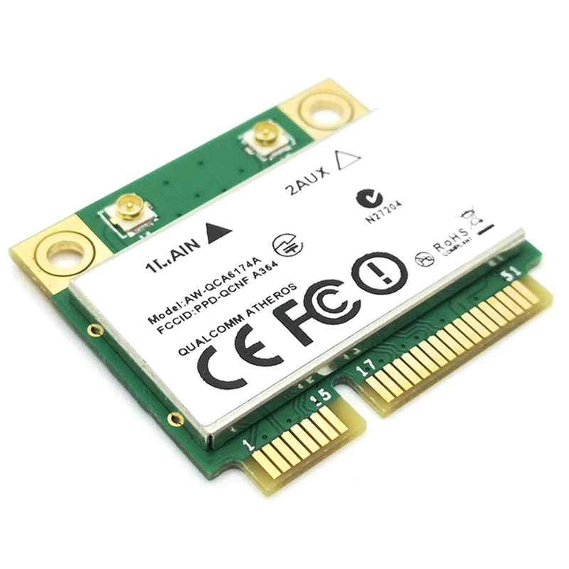 Atheros QCA6174 1200M 2 4G/5G Двухчастотная мини PCIE беспроводная сетевая карта + Bluetooth 4