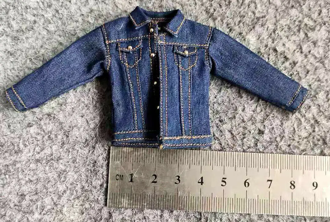 

1/12 Scale Soldier Figure Fashion Clothing Accessories Blue Coat Model for 6"