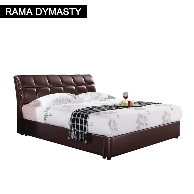 RAMA DYMASTY мягкая кровать из натуральной кожи современный дизайн кровати bett cama мода
