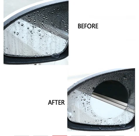 2 шт. Автомобильная зеркальная защитная пленка заднего вида противотуманная на